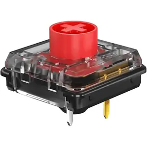 Zjmehty Kailh Choc V2 Red Low Profile Switches for Mechanical Keyboard,4-Pin 50gf Linear RGB/SMD/MX Switch(10pcs,Choc V2 Red)