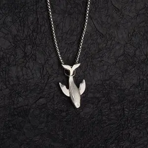 "Whale Fall" Long Pendant Necklace - Symbol of Life, Elegant & Versatile Style for All Occasions