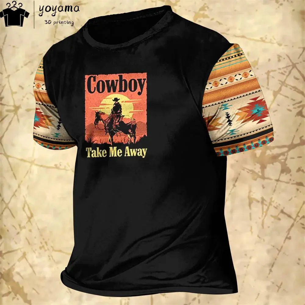 (8 Styles) 5 Star Cowboy Men's T-shirt