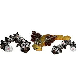 Flexi Dogwood Teen Dragon Figurine or Flexi Fox Woodland Spirit Figurine (3d printed)