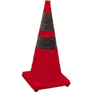 PRO-SAFE 28" High, Orange Collapsible Traffic Cone 14" Base Width, 4 Lb 03-501-01