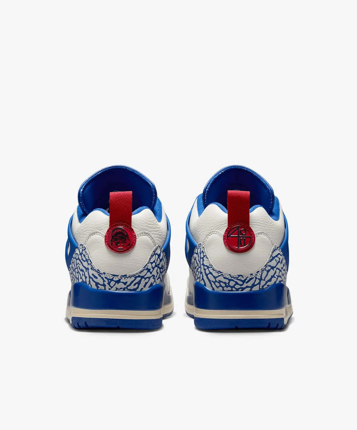 Jordan Men\'s Athletic Sneakers - White with Blue & Red Accents Jordan - Boy - GS 6 Rings - White/True Blue/University Red  main image 4