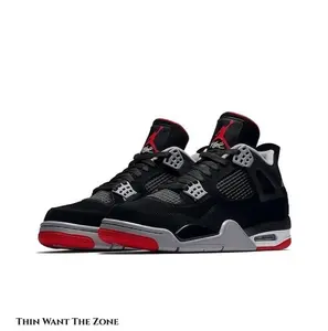 New High-Top Basketball Sneakers in Black, Red & Cement Grey, Premium Suede Upper with Mesh Panels and Visible Air Cushioning, Comes with Original Box