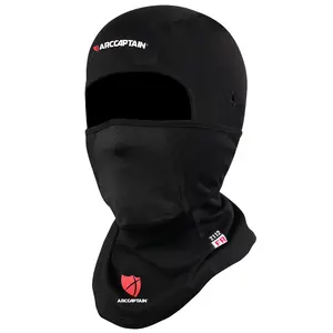 ARCCAPTAIN FR Flip-Up Balaclava, 7oz Flame Resistant Face Mask, Arc Rated NFPA 2112 CAT 2 Convertible Helmet Liner Hood