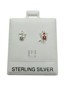 Angel/Demon earring (ball clasp) 1661