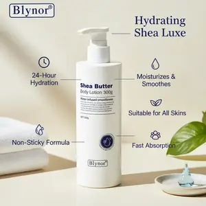 Blynor Shea Luxe Body Lotion 300g - 24-Hour Hydration, Moisturizes & Smooths, Non-Sticky Formula, All Skin Types, Fast Absorption, Moisture Hydrating Body Care