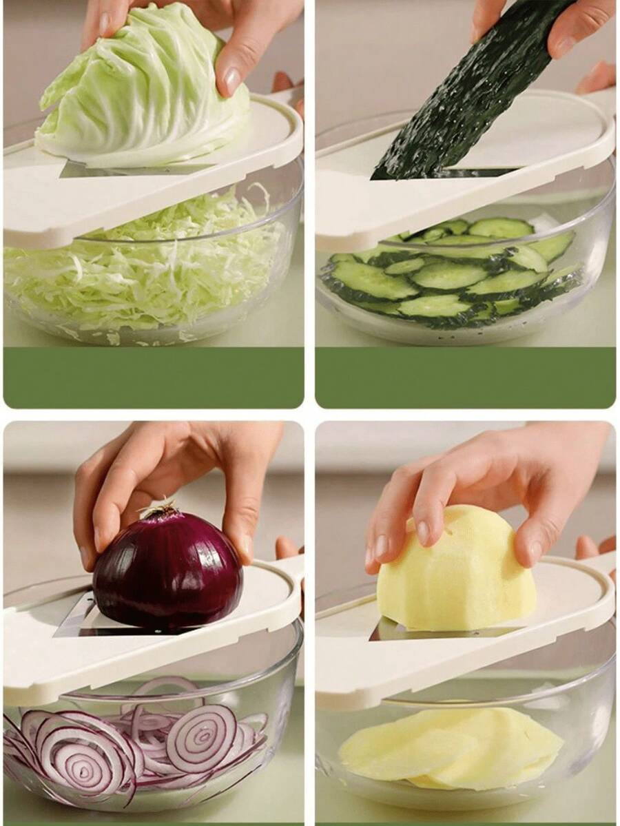 1pc Vegetable Salad Slicer Grater Shredder For Cabbage Lettuce Purple Cabbage Cucumber Bok Choy, Multi-Function Cabbage Slicer