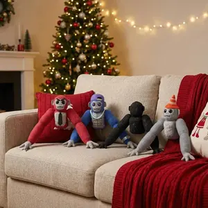 2026 new Scary Baboon Plush Soft Doll Toys Anime Peripherals Collection Room Decoration Toy Kid Easter Gifts  5 Style