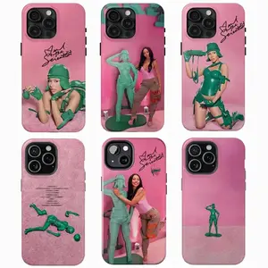 Pop Star Inspired Green Aesthetic Phone Case – Bold Artist Style Cover for iPhone 17 16 15 14 13 12 11 X & Samsung Galaxy