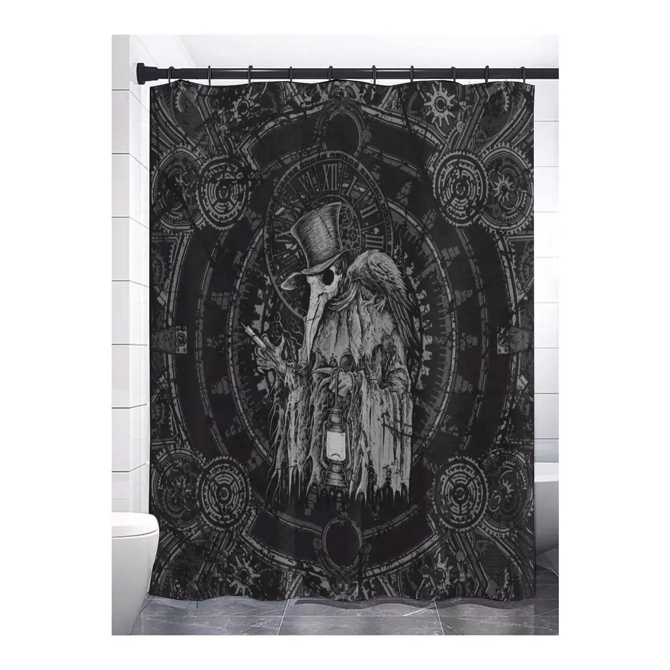 Plague Doctor Shower Curtain