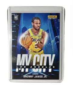 Bronny James Jr. Rookie 2024-25 Panini MyCity NBA #30 Card LA Lakers 1/268