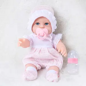 30cm/20inc simulated baby doll, paired with set and bottle. The best children's holiday gift