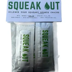10-Pack - Squeak Out Anti-friction oil, Silence Squeaky Sports Chairs quickly