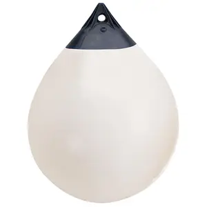 212 MAIN Inflatable Boat Fender, Polyform USA A-5 Series Buoy - 27 in. Dia - White, Boat Fenders