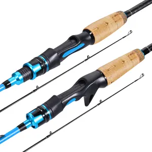 Sougayilang  Fishing Rod 30 Ton Carbon Fiber Portable Fishing Rod with EVA and Cork Handle for Freshwater and Saltwater Anglers Guide Ring Versatility Fathersdaygift Lightweight