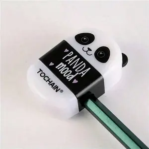 Portable Cute Panda Eraser, 2-In-1 Multifunctional Stationery Pencil Sharpener, Adorable School Supplies for Kids