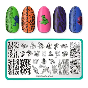 Hop To It (m303) - Nail Stamping Plate