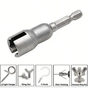 Universal Socket Adapter Set, Anti-Slip Stable Sockets, High Hardness Durable Tools, DIY Home Repair, Factory Equipment Maintenance