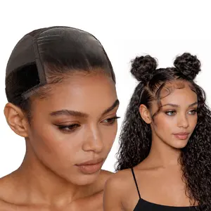 Labhairs Wig Grip Cap for Women, Lace Cap with 4x5 Transparent Swiss Lace, Non-Slip Adjustable Grip Band, Glueless Design, One Size Fits Most, Secure Breathable Fit tiktokshopspringglowup