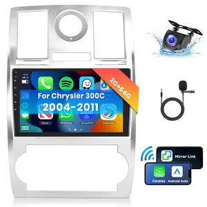 [2G+64G] Car Radio for Chrysler 300C 2004-2018 with Wireless Carplay/Android Auto, 9 Inch Android 13 System Touch Screen Car Stereo, Bluetooth GPS Navi WiFi Car Audio