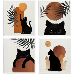 Boho  Swedish Dishcloths for Kitchen, Papaya  Paper Towels, 4 Pack Watercolor Dish Towels for Kitchen, Swedish Dish Cloths,  Paper Towels Washable