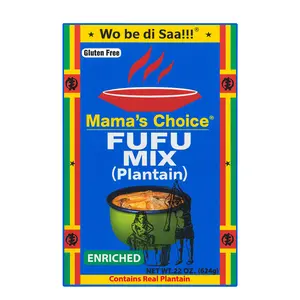 Fufu, Plantain Flour (22oz) Amala, Pounded Yam, Foutou, Foufou, Kwanga, Akumé (Mama's Choice), Traditional