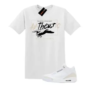 Shirt To Match AJ 3 Pure Money 2025 Sneaker Matching Tee Authentic T-Shirt