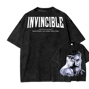 Invincible Unisex Fit Washed T-Shirt  5