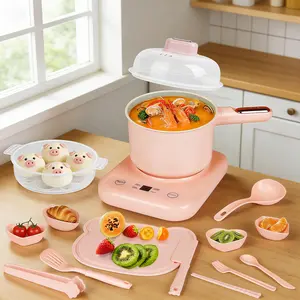 Partyfarm Real Mini Cooking Set for Kids, Mini Kitchen set, Real Food Making