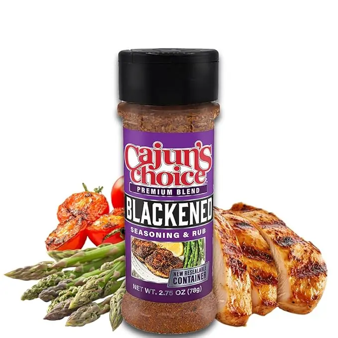 Blackened Seasoning & Rub 2.75 ounce by Cajun's Choice