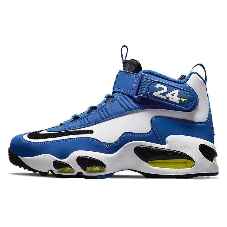 Nike Air Griffey Max 1 'Varsity Royal' 2021 Sports Sneaker, Casual Wear, Breathable Mesh Upper, Lightweight Training Shoes, Responsive Cushioning, Durable Rubber Outsole, Retro-Inspired