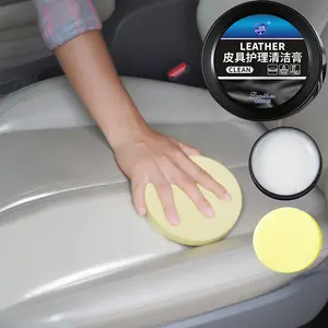 Car Leather Clearning Cream - Multifunctional Car Leather Care Cream - Car Interior Cleaning Cream, Suitable for Car Seat, Leather Bag, Handbag, Leather Shoes & Clothes Household