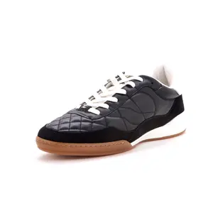 Pre-owned Chanel Women's CC Low-Top Sneakers Quilted Leather by Rebag