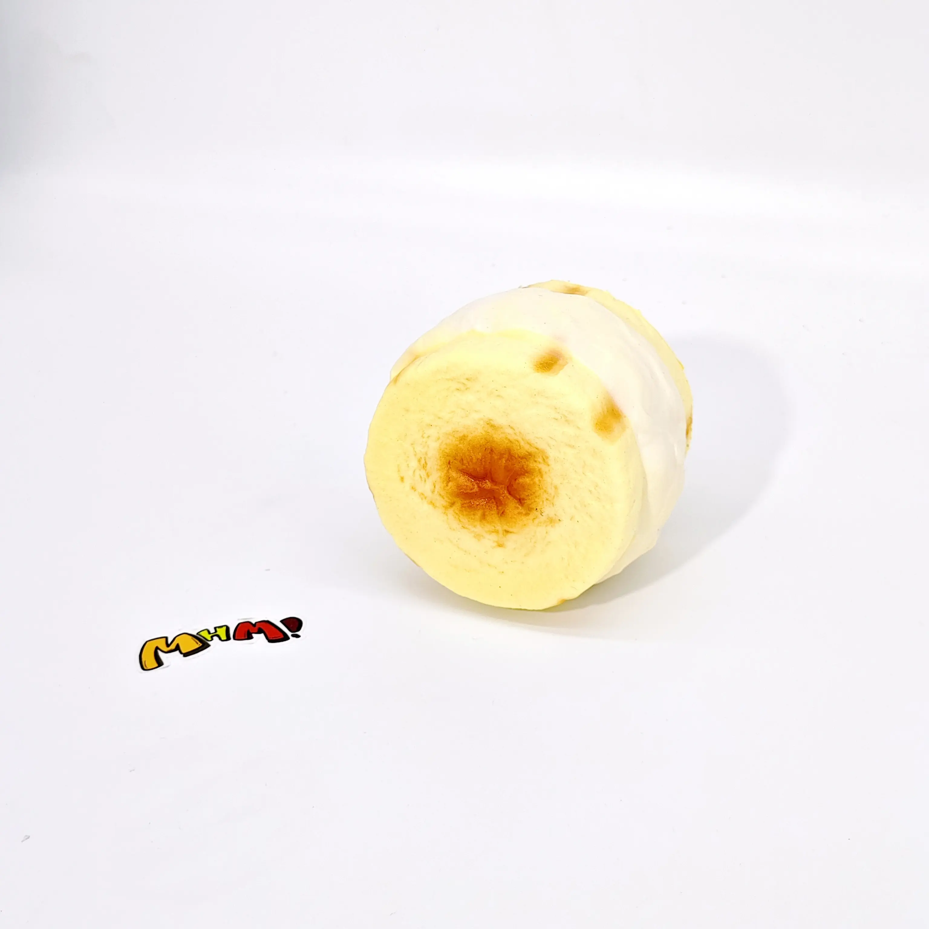 MHM Squishy Banana Clip - Creative Gift - Adult Slow-Rebound Sensory Toy - Soft Texture - Food-Shaped Sticky Relaxation Toy