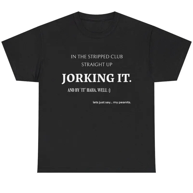 Jorking It Tshirt | (100% Cotton) Cursed, Weirdcore Shirt, Jork it, Weird Meme, Funny Ironic TShirt Funny Clothes, Menswear Top Original Sleeves