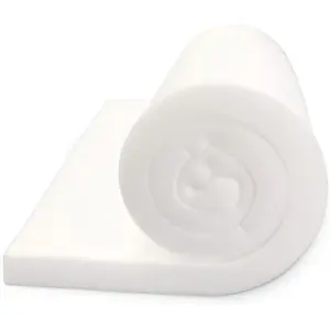 High Density 1 inch Thick 24 inch Wide 120 inch Long Upholstery Foam Cushion Replacement