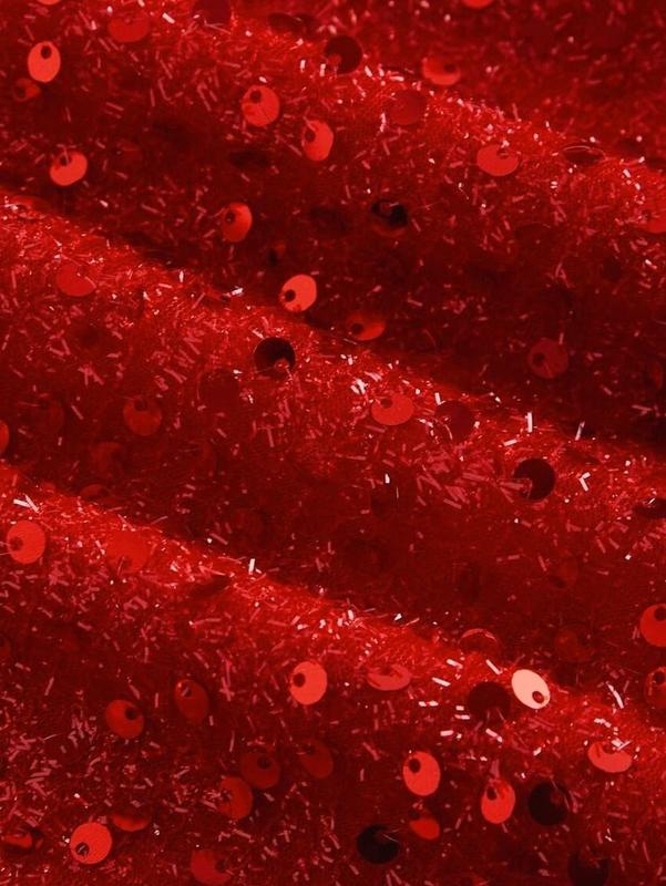 Women Red Sequin Off-Shoulder Mini Dress Fairy Core Tube Dress New Year Party Outfit