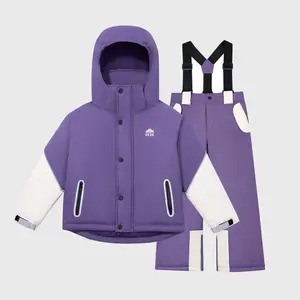 KOCOTREE Kids Toddler Snowsuit Coat for Girls Boys Waterproof Windproof Size 4-11 Age