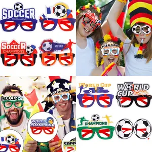 12-Pack Football Glasses Football League Bar Club Party Decoration Props World Cup Fan Supplies