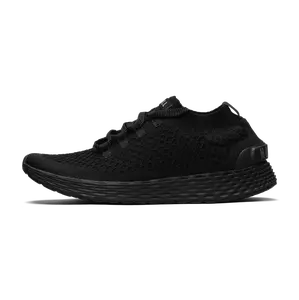 NOBULL Women's Allday Knit Shoe in Triple Black - Everyday Walking Sneaker, Comfortable Slip-On Shoe, Casual Trainer