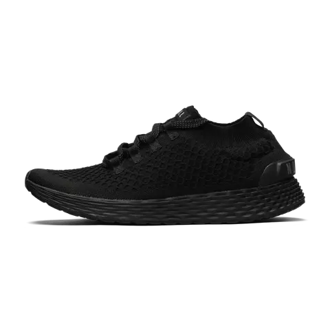NOBULL Women's Allday Knit Shoe in Triple Black - Everyday Walking Sneaker, Comfortable Slip-On Shoe, Casual Trainer