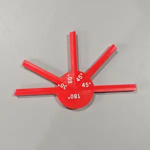 1 set / 5 pieces teaching tool set 30/60/90/45/120/180/240/270 degree mathematical angle displayers geometric angle teaching aids learning tools angle cognition tools