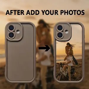 Custom Photo Phone Case – Please Send Image After Purchase.Custom phone case with photo for iPhone 16/15/14/13/12/11/X Pro Max/Pro/Plus, TPU protective case, upload your image, multiple color options available (Coffee / Wine Red / Pink).