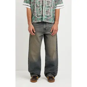 Pacsun Men's Dylan Baggy Jeans Dark Blue Tinted