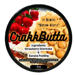 Crakk Butta Body Balm (4oz) - Hydrating, Soothing Moisturizer for Dry Skin