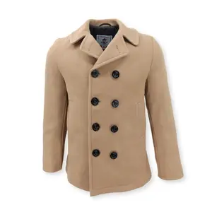 Men's Classic Wool Blend Peacoat