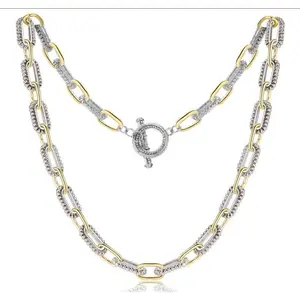 Chain Jewelry �C Elegant Oval Link Necklace for Women, Everyday Classic Jewelry