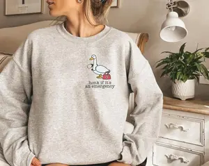 Silly Goose Nurse Crewneck, Emergency Nurse Sweatshirt, EMT Gifts, ER Nurse Sweater, Medical Technician Shirt