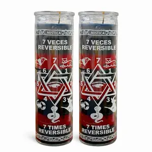 7 VECES REVERSIBLE , 7 X REVERSIBLE VELADORA ESPIRITUAL Candles