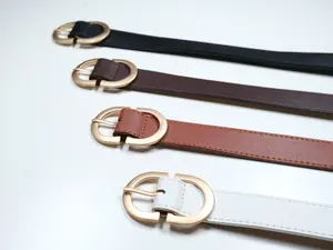 4 Color Metal Buckle Women Leather Belt Fashion Waist Belts For Jeans Dress For Girl Best Gift for Her Christmas Gift